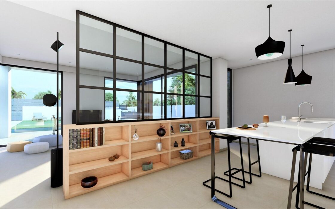 Новые виллы в Сан Фульхенсио с бассейном у моря 135 кв.м