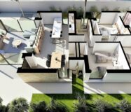 Новые виллы в Сан Фульхенсио с бассейном у моря 135 кв.м