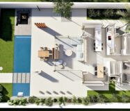 Новые виллы в Сан Фульхенсио с бассейном у моря 135 кв.м