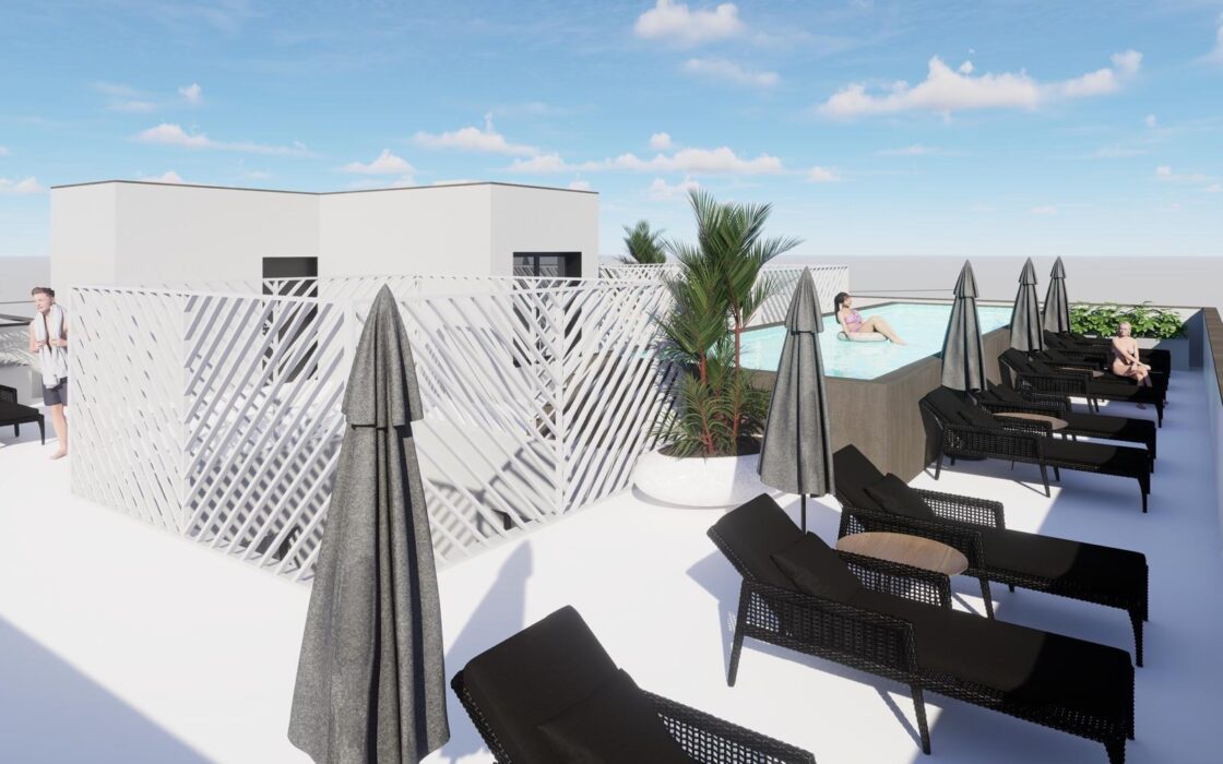 Апартаменты в Торревьехе 40 кв.м у моря с террасой