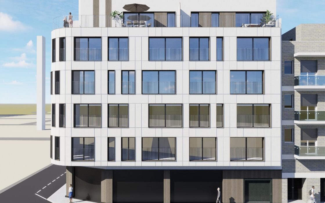 Апартаменты в Торревьехе 40 кв.м у моря с террасой