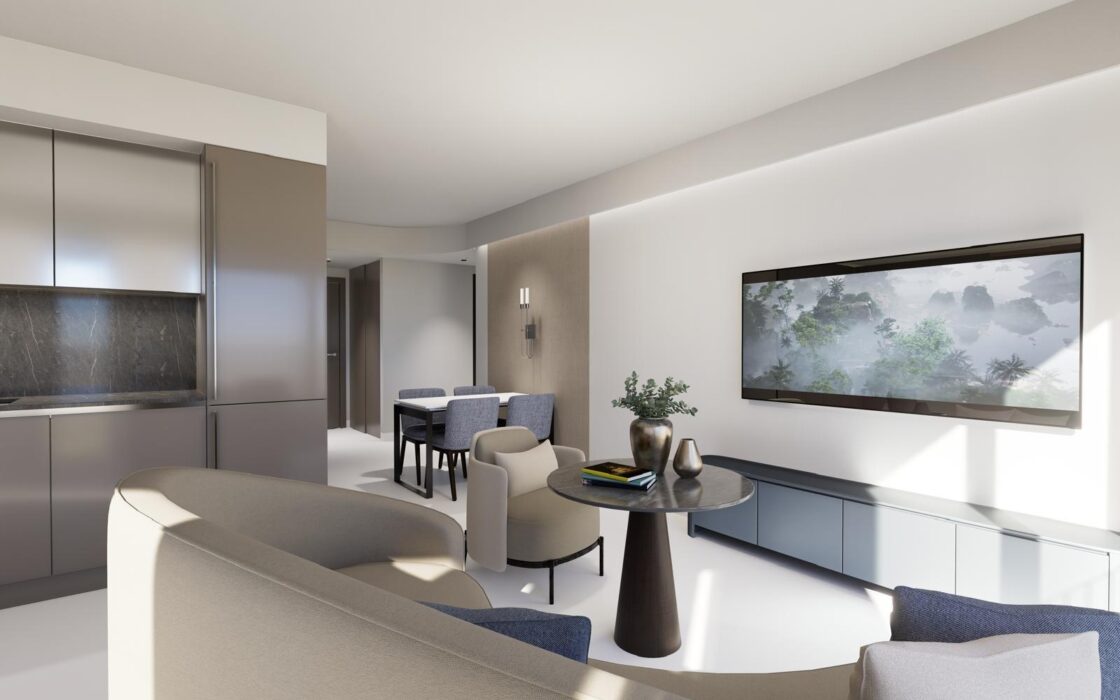 Апартаменты в Торревьехе 40 кв.м у моря с террасой