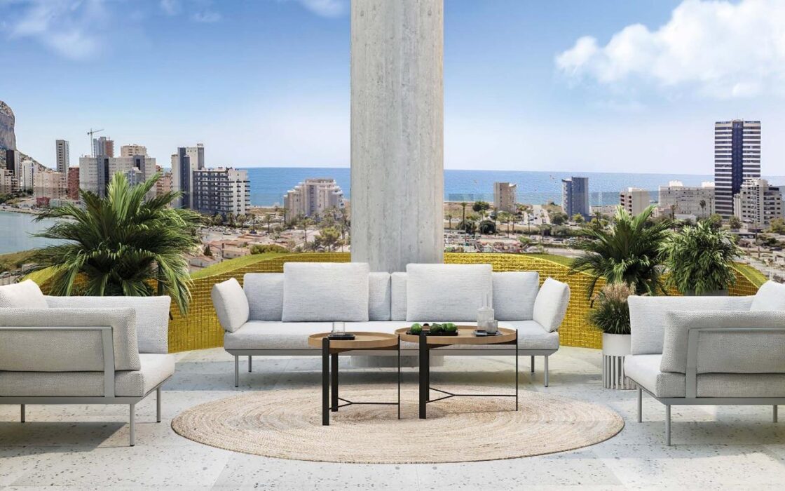 Квартира в Кальпе 145 кв.м з терасою 200 м до моря