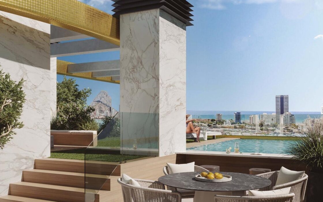 Квартира в Кальпе 145 кв.м з терасою 200 м до моря