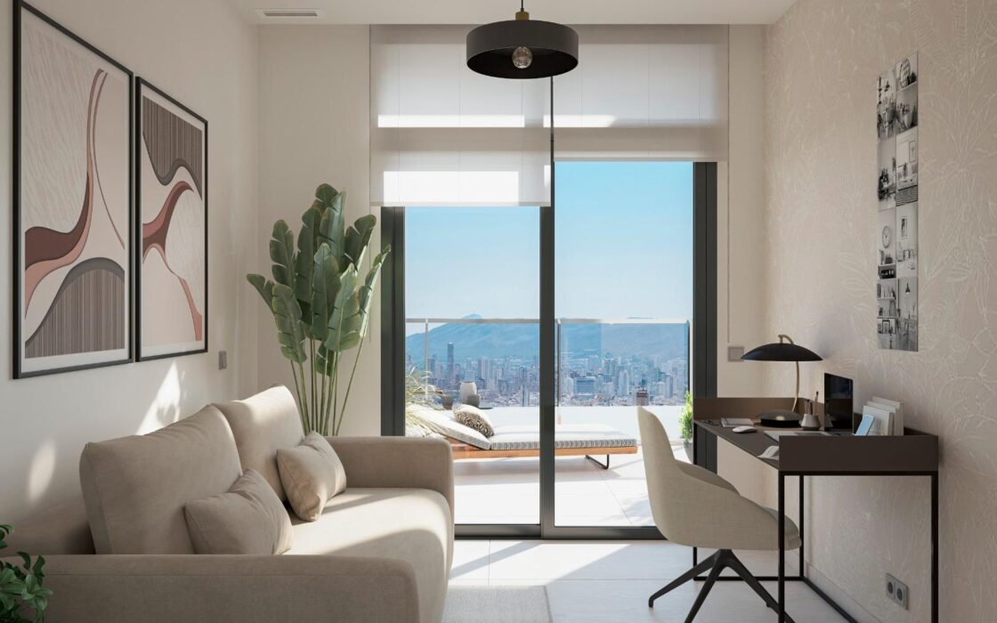 Квартира з терасою біля моря в Бенідормі 62 кв.м 2028 року