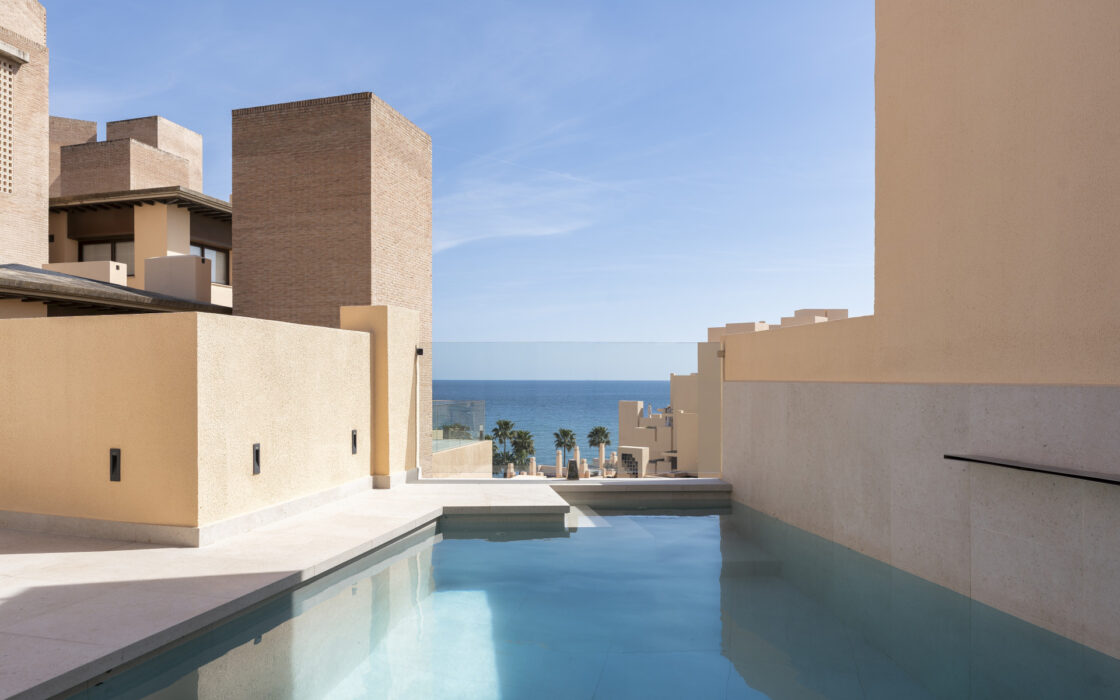 Дуплекс у пляжа с видом на Средиземное море 174 кв.м