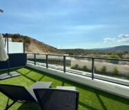 Новый таунхаус в Balcón de Finestrat с террасой и видом на море