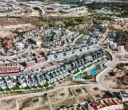 Новый таунхаус в Balcón de Finestrat с террасой и видом на море