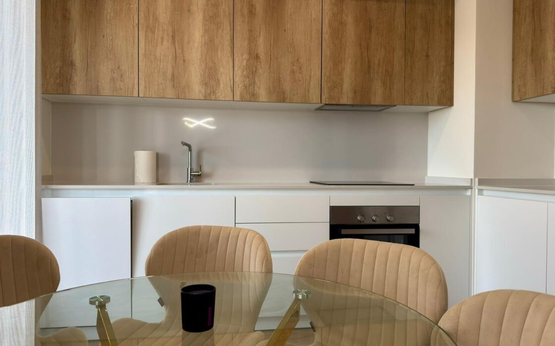 Новый таунхаус в Balcón de Finestrat с террасой и видом на море