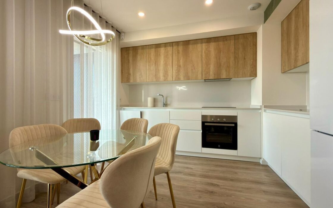 Новый таунхаус в Balcón de Finestrat с террасой и видом на море