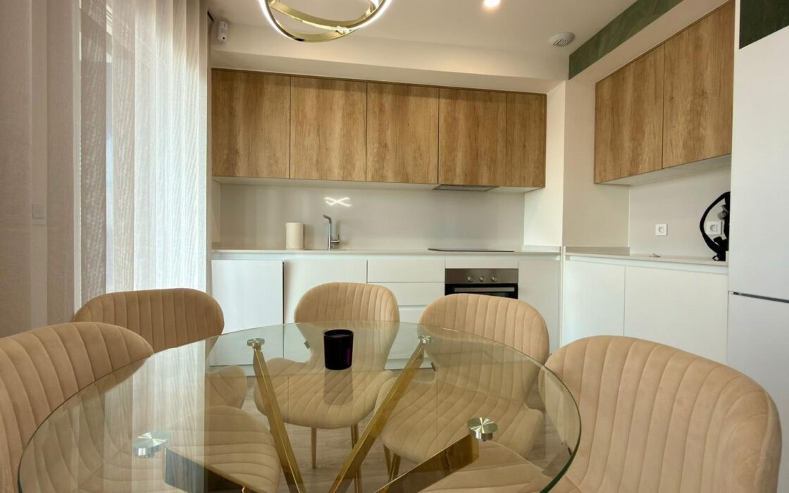 Новый таунхаус в Balcón de Finestrat с террасой и видом на море