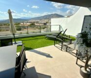 Новый таунхаус в Balcón de Finestrat с террасой и видом на море