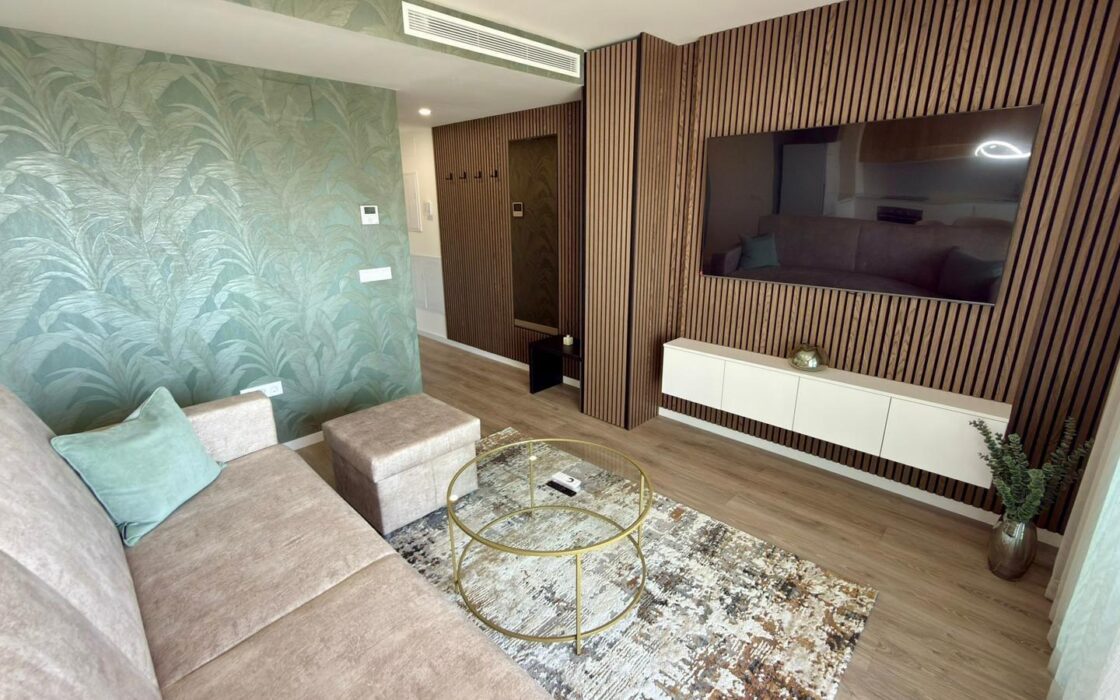 Новый таунхаус в Balcón de Finestrat с террасой и видом на море