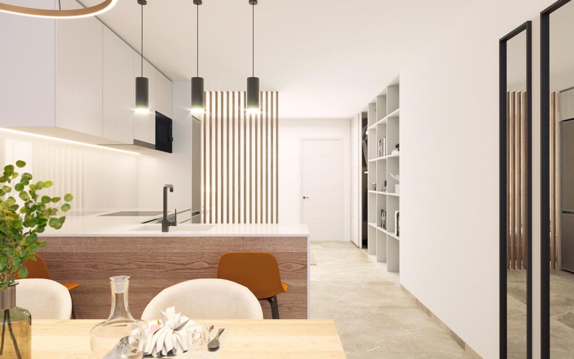 Апартаменты с террасой в Торревьехе 62 кв.м у моря