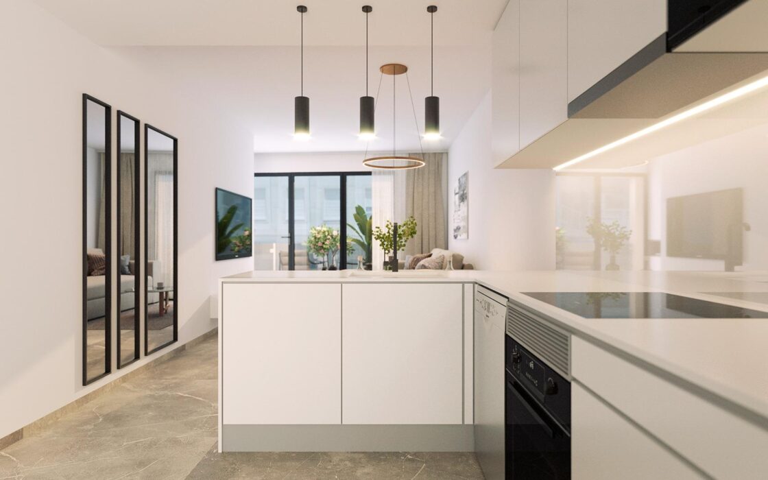 Апартаменты с террасой в Торревьехе 62 кв.м у моря