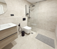 Великолепний таунхаус з терасою та видом на море в Бенальмадені