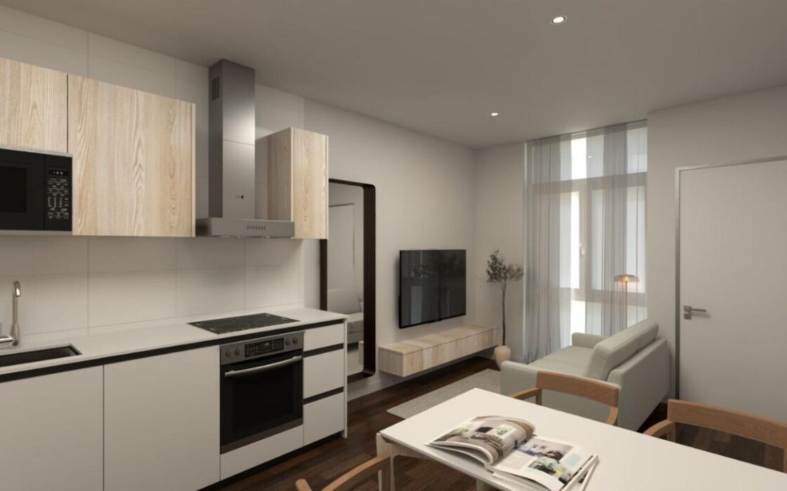 Апартаменты в Мадриде 40 кв.м с 2 комнатами в Nueva España