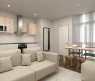 Апартаменты в Мадриде 62 кв.м, 3 комнаты в Nueva España