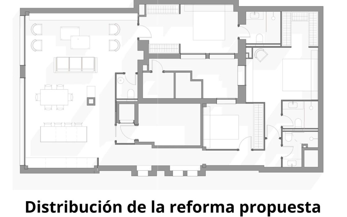 Апартаменты в Мадриде 185 кв.м с 3 спальнями и лифтом