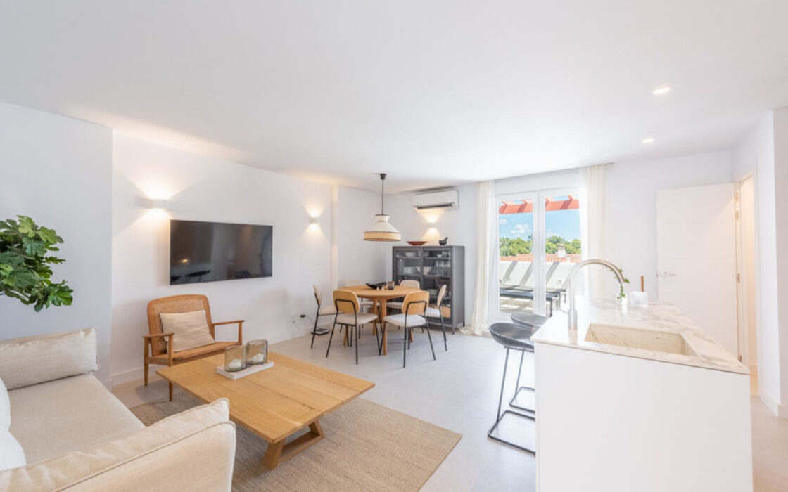 Двухуровневый пентхаус в Малаге 85 кв.м с террасой