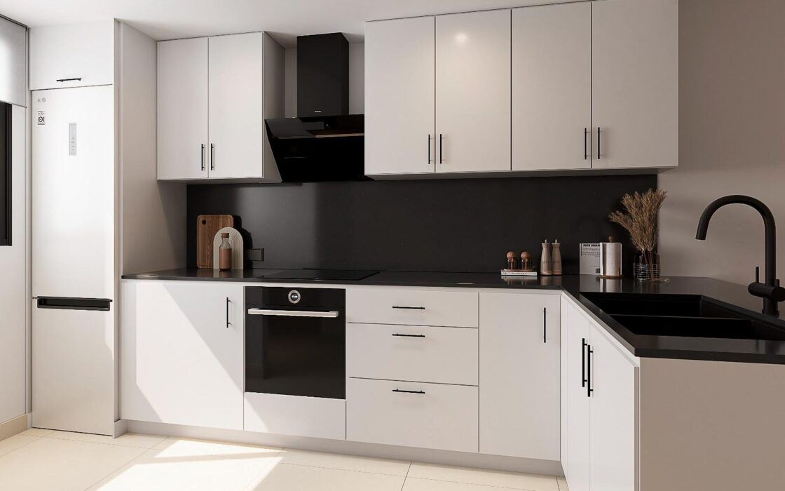 Новий дім в Альфас-дель-Пі 2-кімн. 113,75 кв.м біля моря