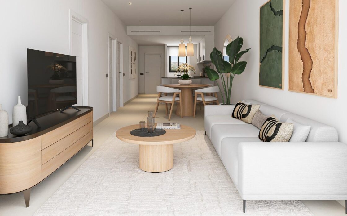 Новий дім в Альфас-дель-Пі 2-кімн. 113,75 кв.м біля моря