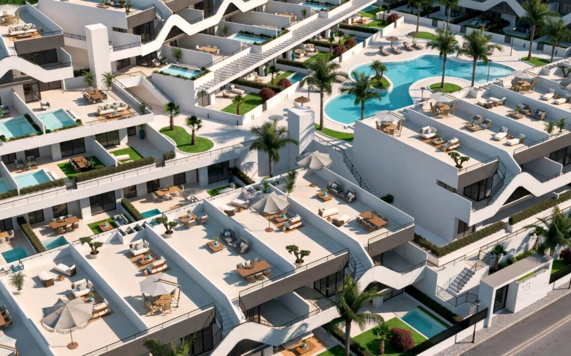 Новий дім в Альфас-дель-Пі 2-кімн. 113,75 кв.м біля моря