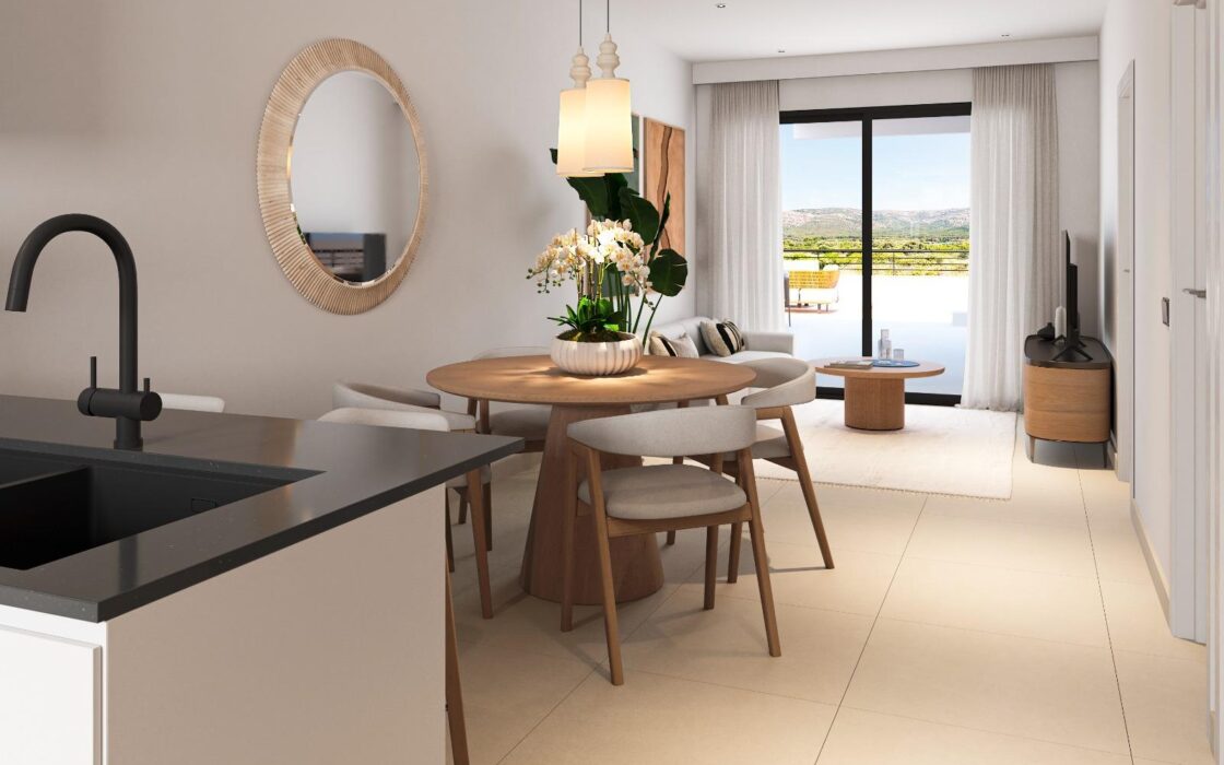 Новий дім в Альфас-дель-Пі 2-кімн. 113,75 кв.м біля моря