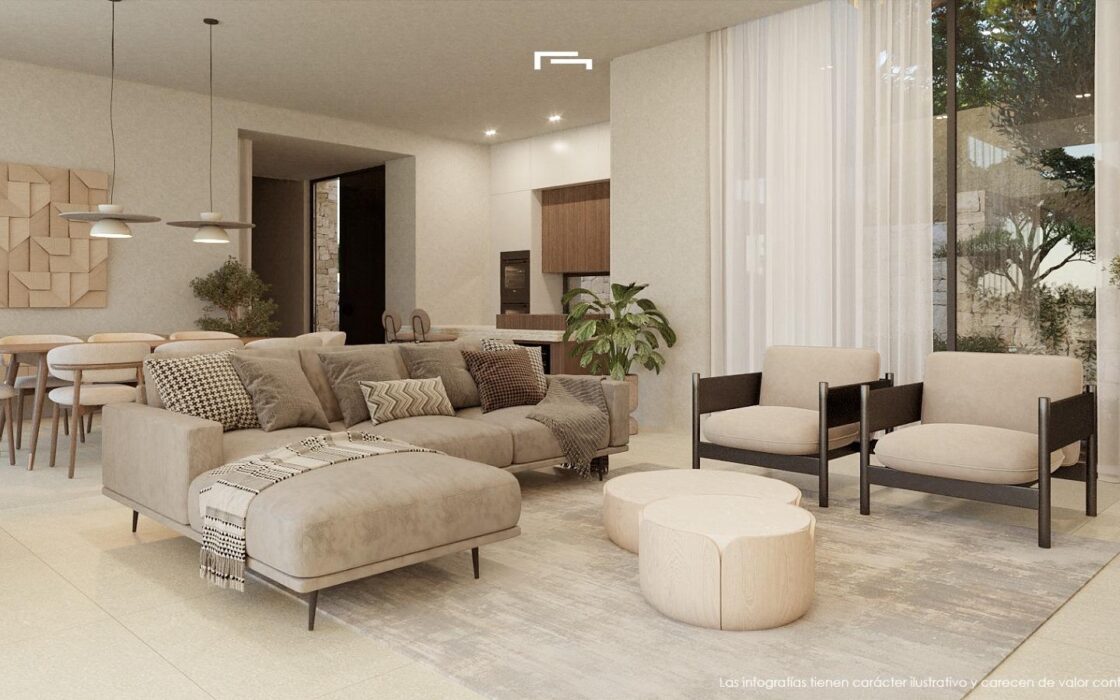 Вілла 351 кв.м з терасою та видом на море в Бениссі