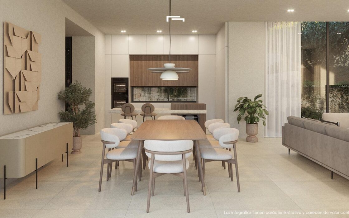 Вілла 351 кв.м з терасою та видом на море в Бениссі