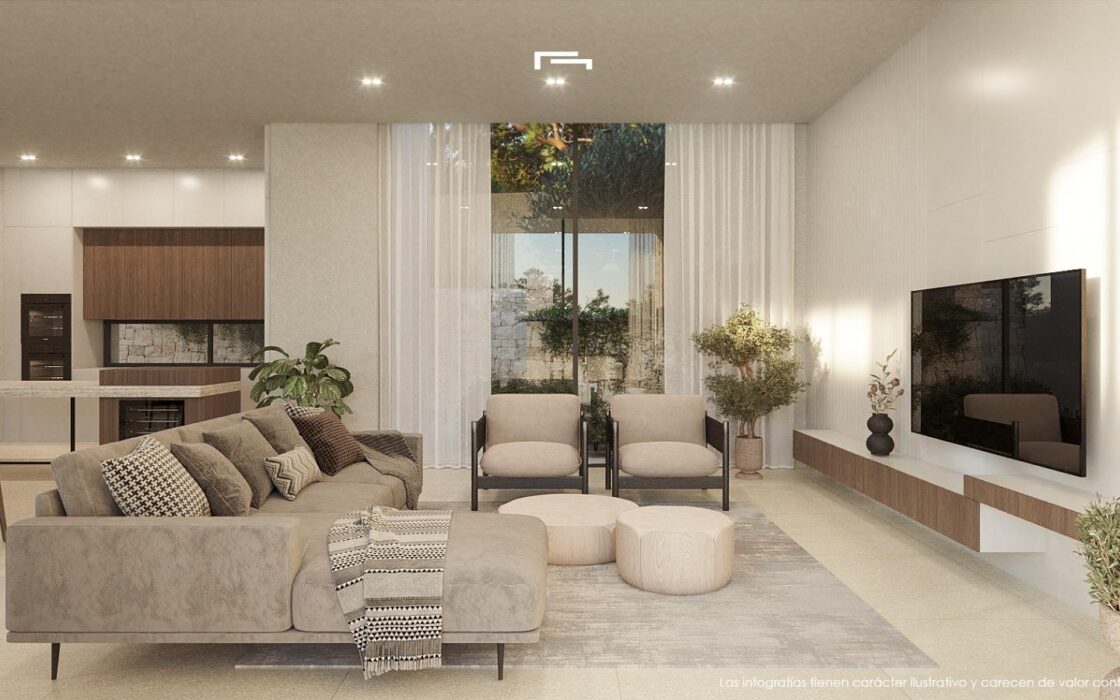 Вілла 351 кв.м з терасою та видом на море в Бениссі