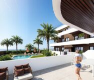 Апартаменты в Гуардамаре 89 кв.м с террасой у моря