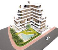 Апартаменты в Гуардамаре 89 кв.м с террасой у моря