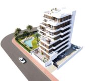 Апартаменты в Гуардамаре 89 кв.м с террасой у моря