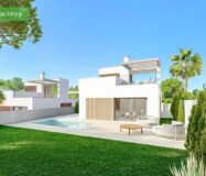 Новые виллы в Финестрате с частным садом и бассейном