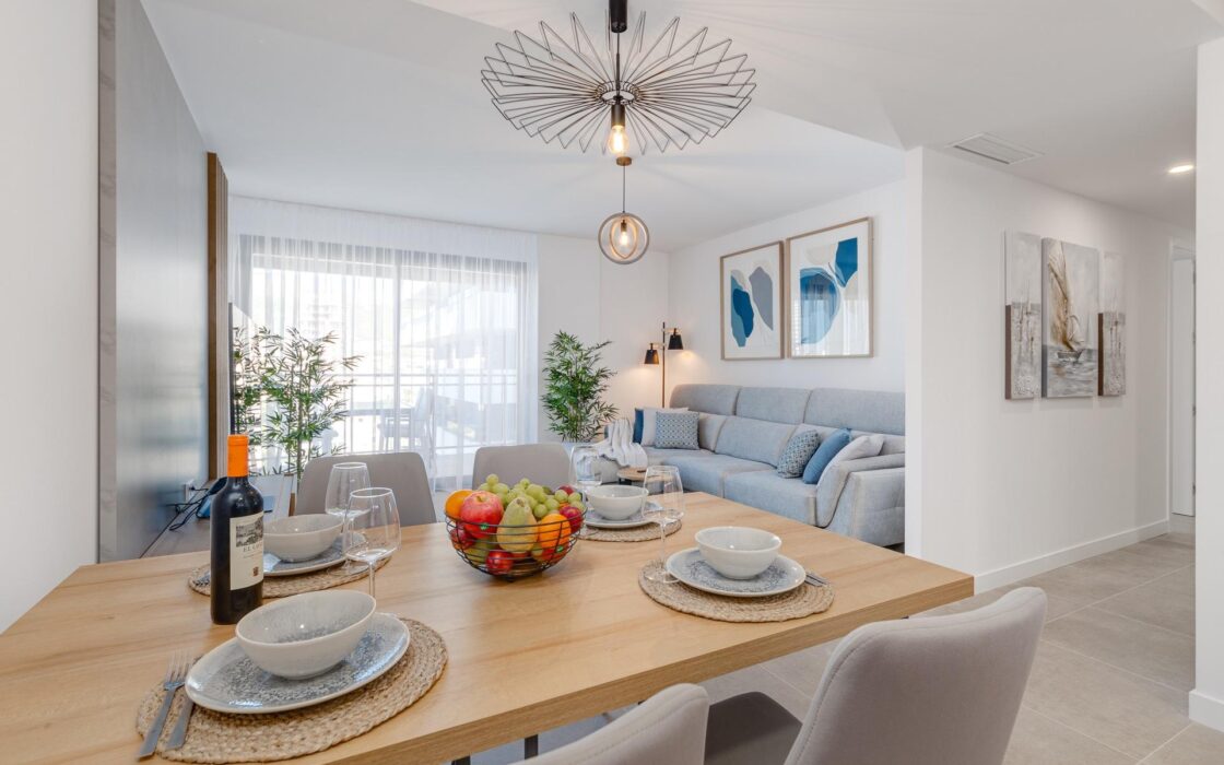 Простора квартира 105 кв.м з видом на море в Кальпе