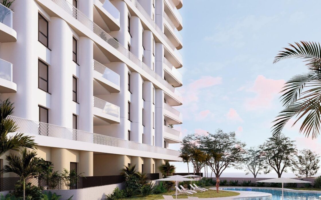 Квартири з терасами та морським видом у Вильяхойосі 108 кв.м