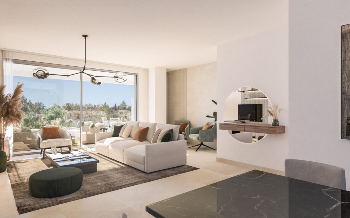 Дуплекс в Марбелье с двумя спальнями и роскошным видом