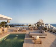 Панорамний вид на море в Кальпе, 2-3 спальні, новобудова