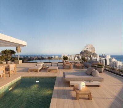 Панорамний вид на море в Кальпе, 2-3 спальні, новобудова