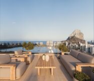 Панорамний вид на море в Кальпе, 2-3 спальні, новобудова