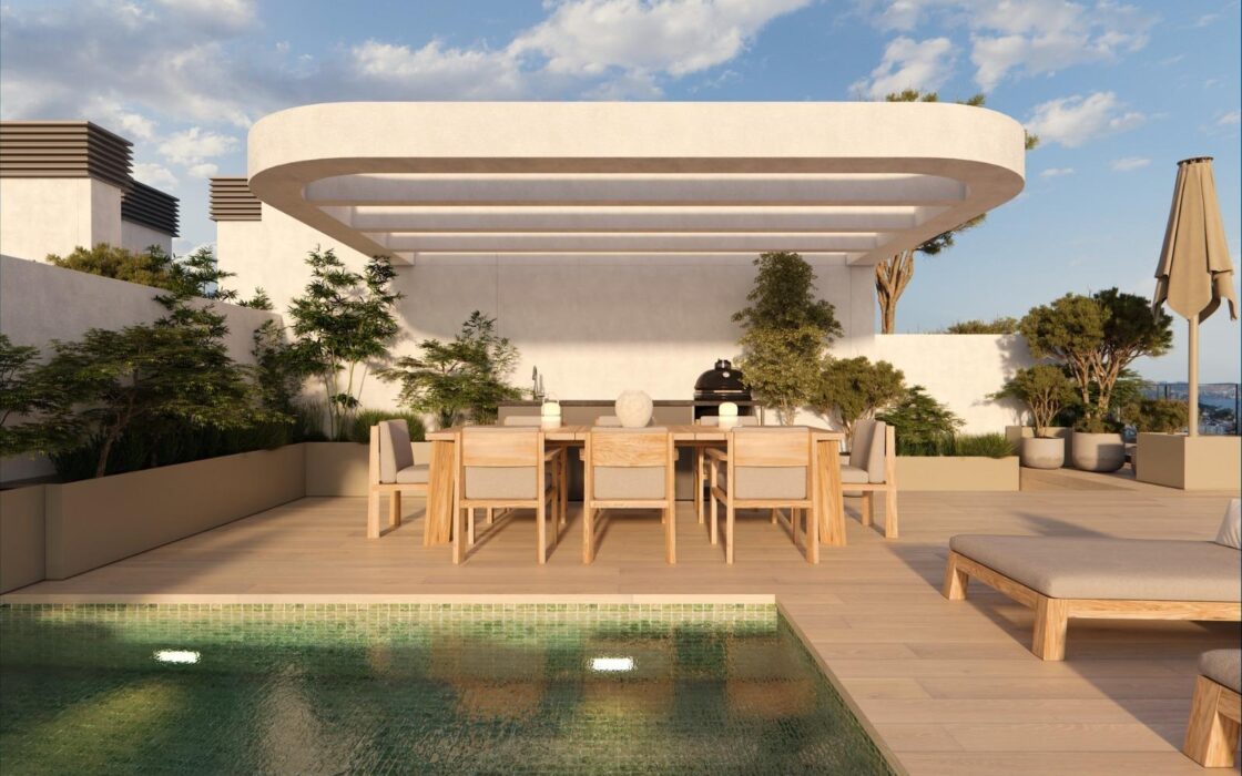 Панорамний вид на море в Кальпе, 2-3 спальні, новобудова