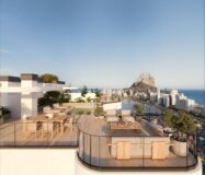 Панорамний вид на море в Кальпе, 2-3 спальні, новобудова