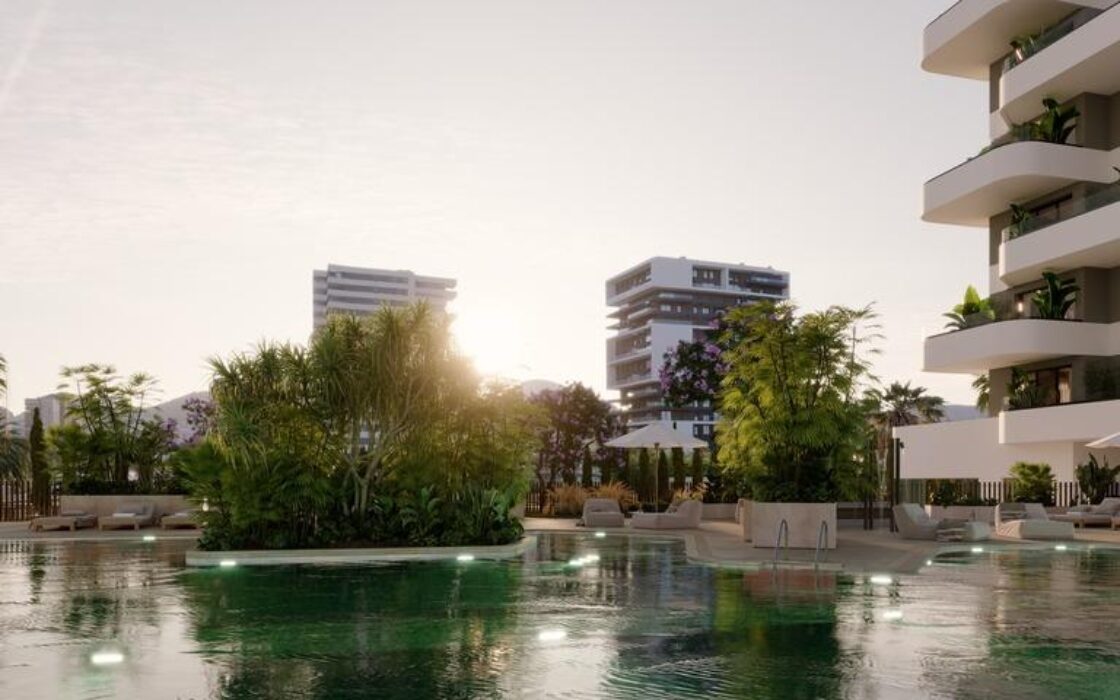 Панорамний вид на море в Кальпе, 2-3 спальні, новобудова