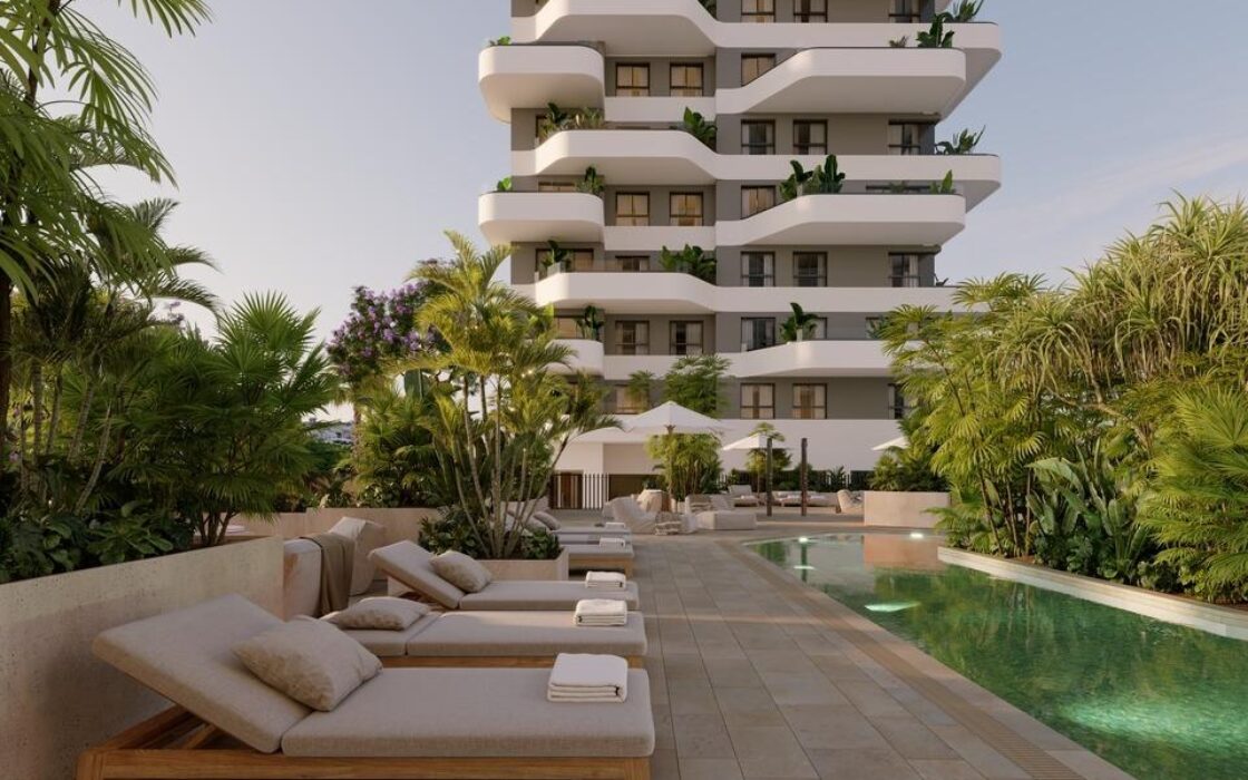 Панорамний вид на море в Кальпе, 2-3 спальні, новобудова