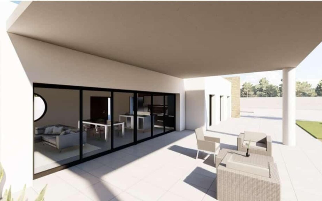 Вилла в Pinoso 125 кв.м с бассейном и участком 10000 кв.м