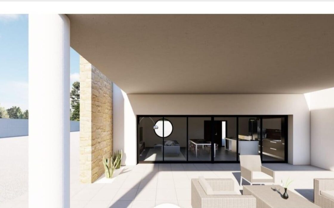 Вилла в Pinoso 125 кв.м с бассейном и участком 10000 кв.м