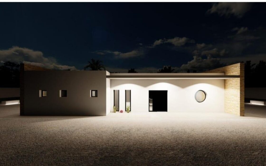 Вилла в Pinoso 125 кв.м с бассейном и участком 10000 кв.м