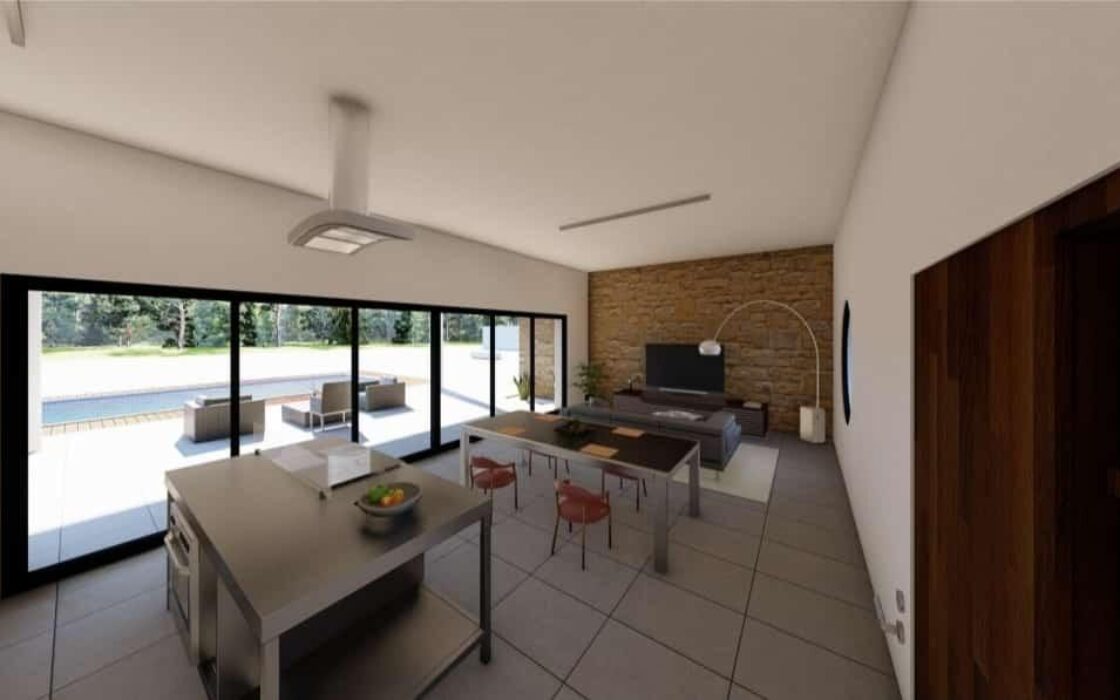 Вилла в Pinoso 125 кв.м с бассейном и участком 10000 кв.м