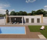 Вилла в Pinoso 125 кв.м с бассейном и участком 10000 кв.м